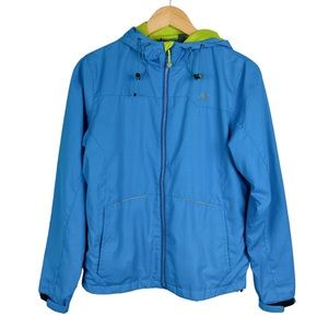 NEW BALANCE Running Jacket Windbreaker Blue Size Medium